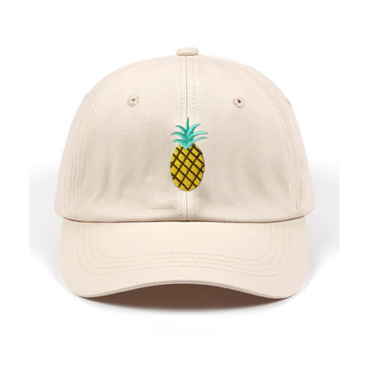 Fashion Unisex Pineapple Print Baseball Cap Snapback Adjustable Hip Hop Flat Hat Limorista