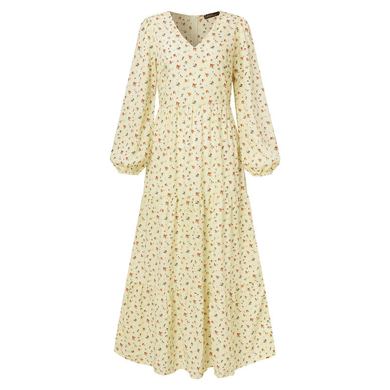Ruffled Fashion Casual Floral Plus Size Dress Limorista