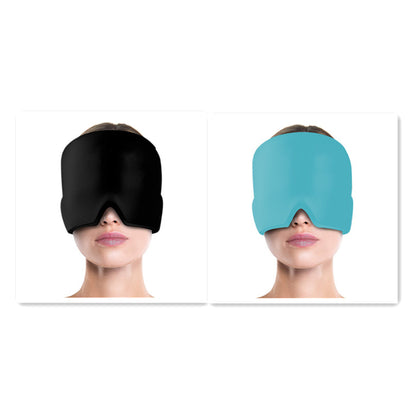 Ice Compress Headache Eye Mask Hat Relief For Migraines, Stress, And Tension Massage Tool Limorista