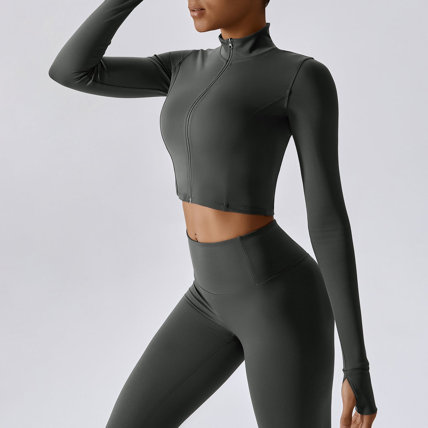 Zipper Outdoor Running Sports Ladies Yoga Jacket Limorista