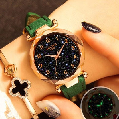 Mode Frauen Uhren Beste Verkaufen Star Sky Zifferblatt Uhr Luxus Rose Gold frauen Armband Quarz Handgelenk Uhren Neue dropshipping Limorista