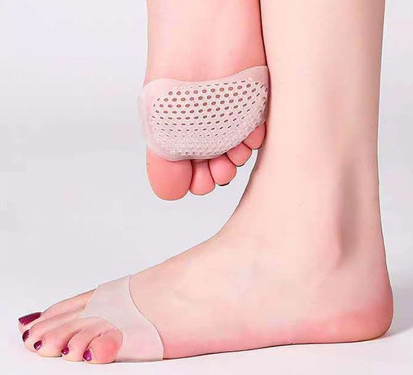 Silicone Forefoot Pads Forefoot Half Yard Insoles Pads Invisible High Heel Shoes Slip Resistant Pads Pain Relief Foot Care Tools Limorista