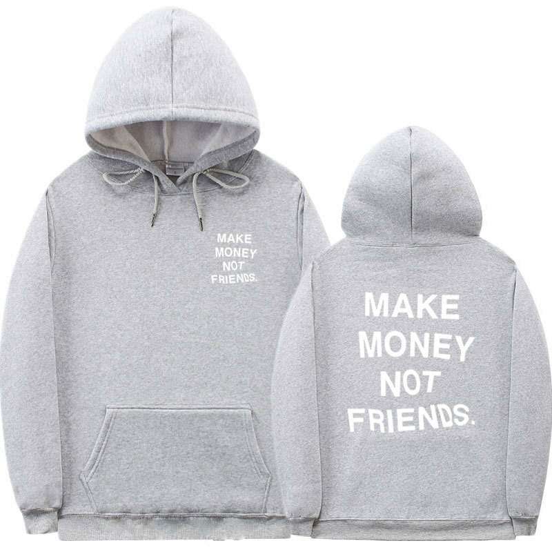 Letter printed Hoodie men&