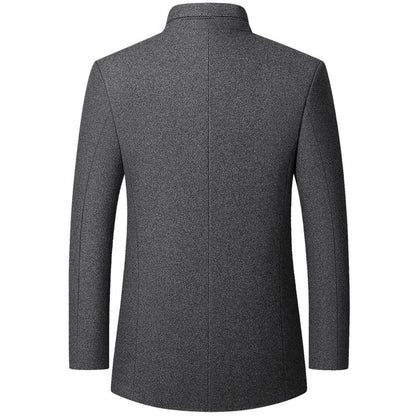 Standing Collar Middle-aged Men&