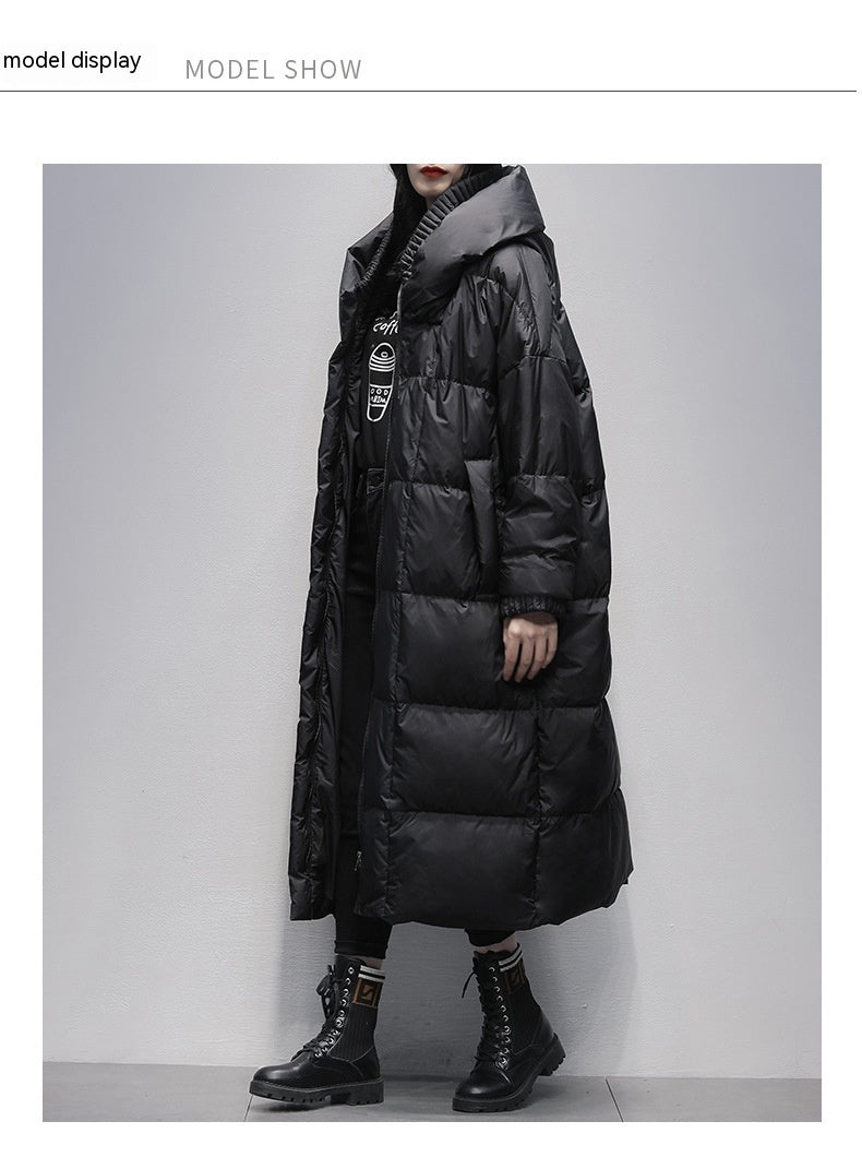 Winter Fleece-lined Thickened 90 White Duck Down Jacket Limorista