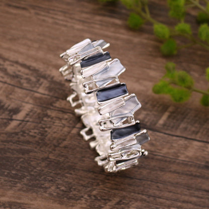 Irregular Colorful Oil Necklace Alloy Bracelet Stitching Women&