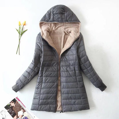 Hooded Slim Fit Fleece-lined Warm Cotton Limorista