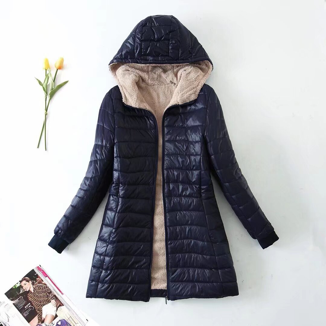 Hooded Slim Fit Fleece-lined Warm Cotton Limorista