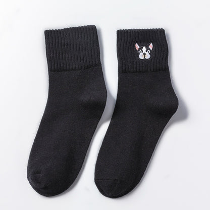 Cartoon embroidery socks Limorista