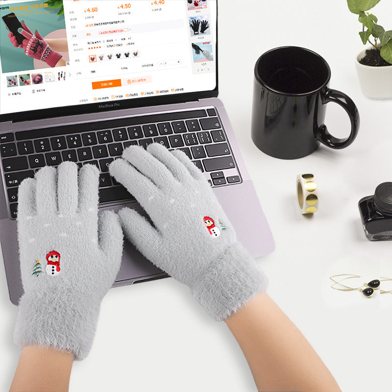 Ladies Touch Screen Gloves For Winter Warmth And Fleece Limorista