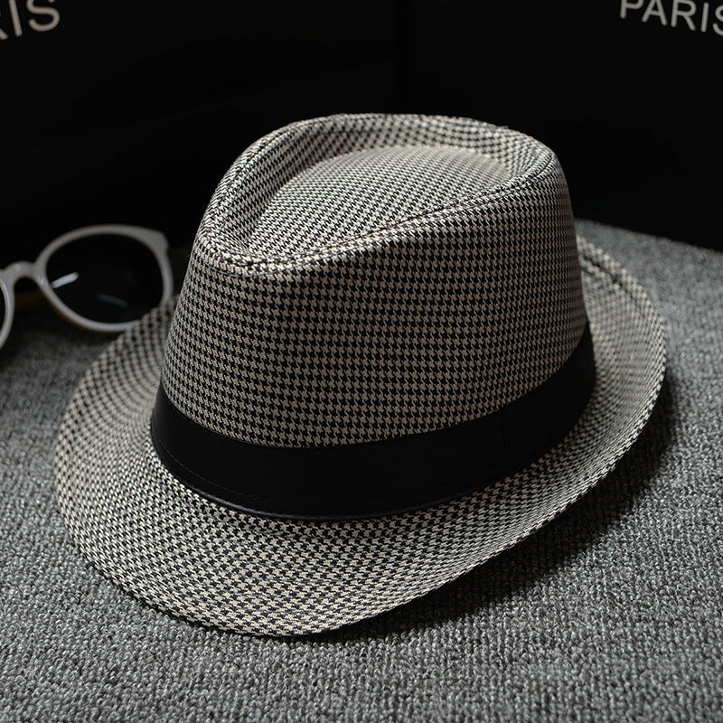 British Houndstooth European And American Sun Hats For Men Limorista
