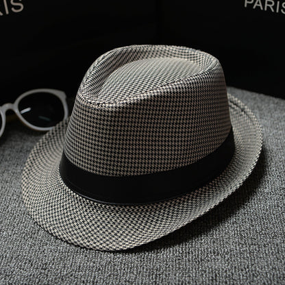 British Houndstooth European And American Sun Hats For Men Limorista