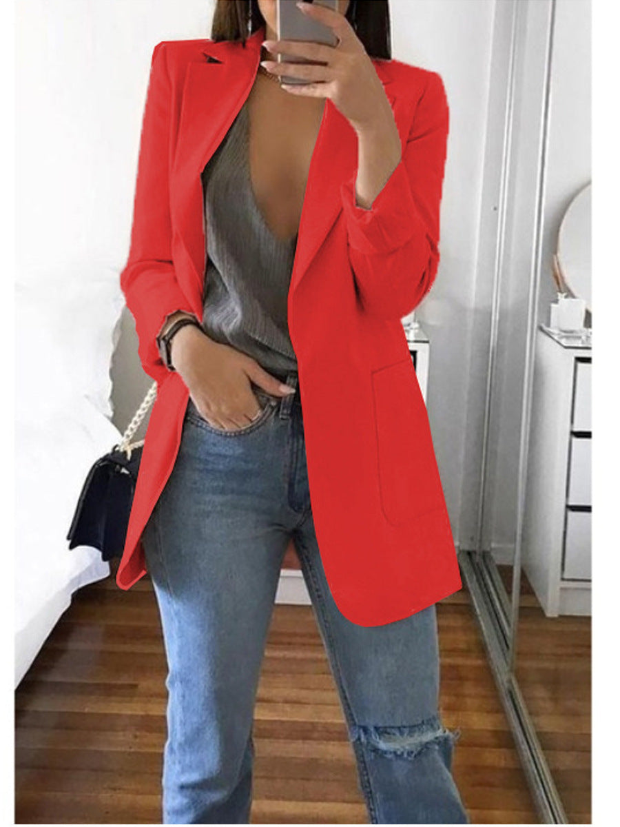 Long sleeve solid color cardigan Limorista
