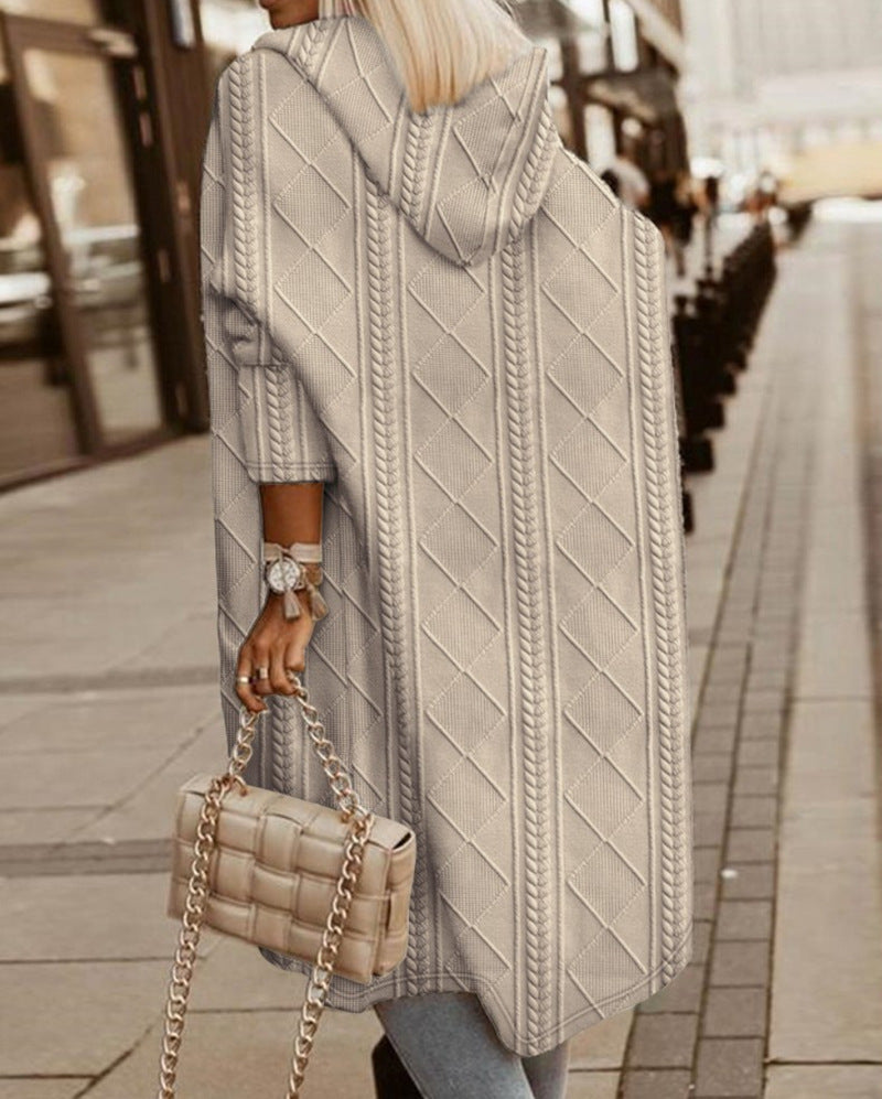 Fashion Solid Color Knitted Coat Limorista