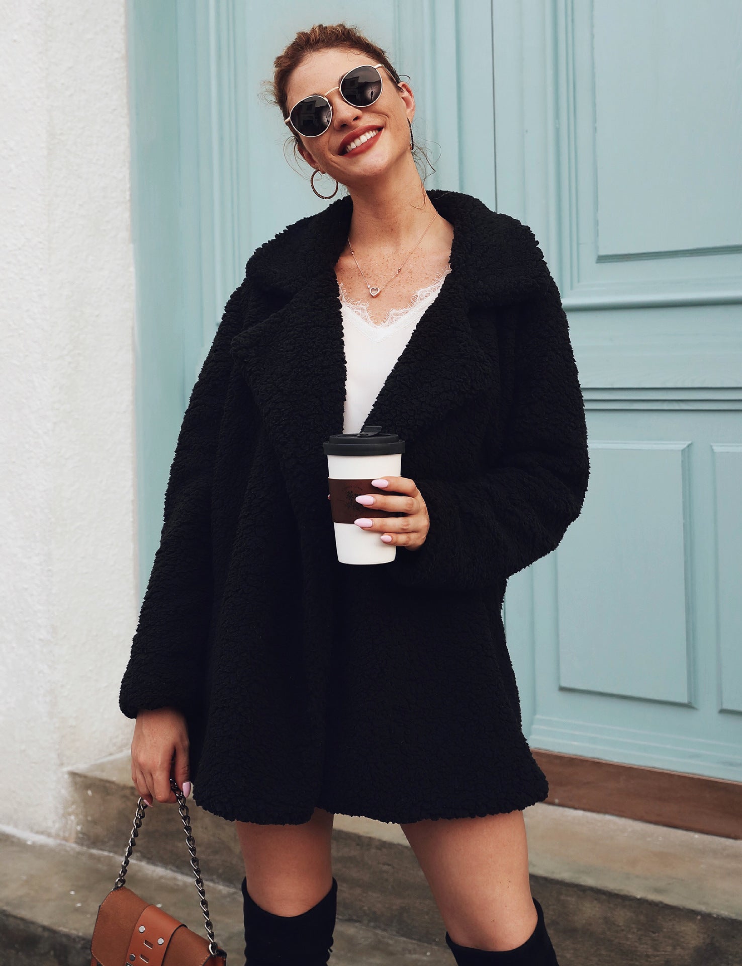 Suit collar long sleeve blouse jacket Limorista