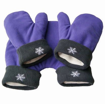 Couple Lovers Gloves Polar Fleece Sweethearts Thicken Winter Warm Lining Glove Christmas Gift Lovers Mittens Limorista
