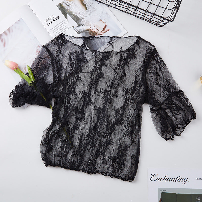 Lace Bottoming Shirt Women&