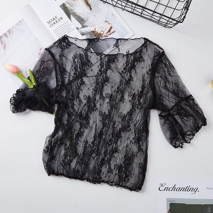 Lace Bottoming Shirt Women&