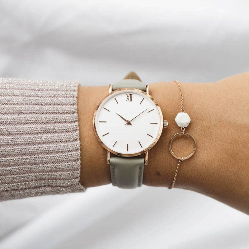 Fashion Women Watches Leather Quartz Watch for Ladies Clocks Limorista