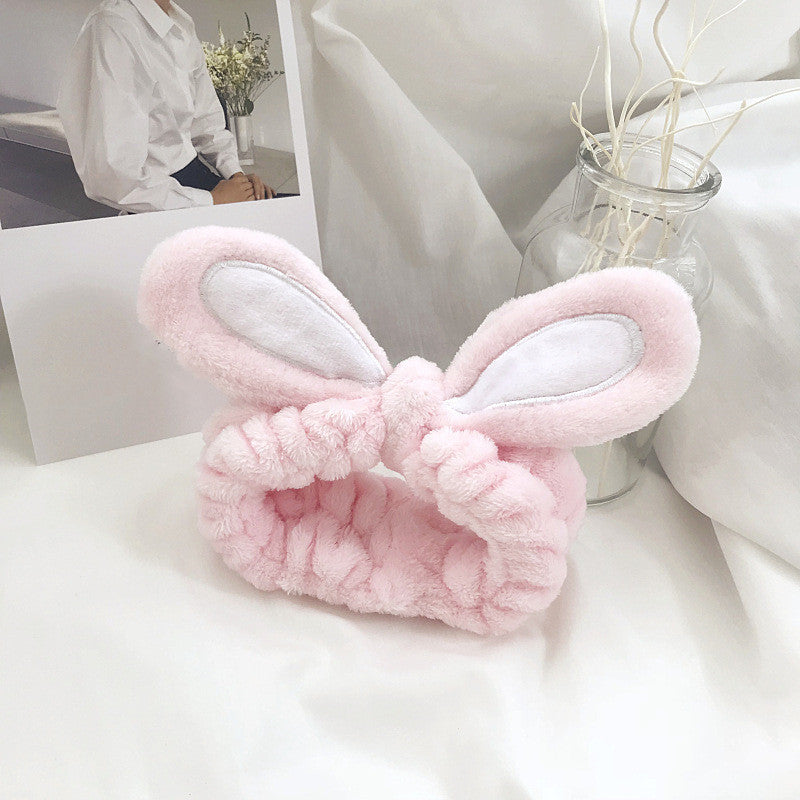 Rabbit Ear Washing Makeup Headband Limorista