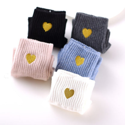 Hand-embroidered gold thread love women&