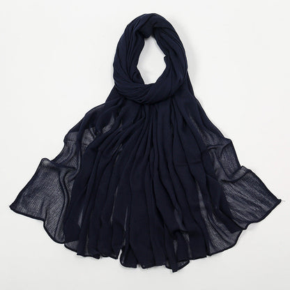 Curling Rayon Wrinkle Scarf Women&