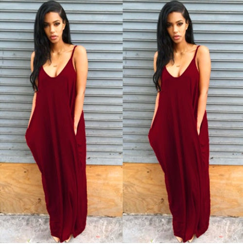 Women Summer Dress Casual Long Dresses Plus Size Limorista