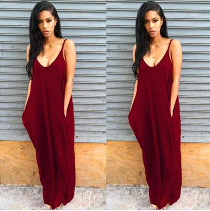 Women Summer Dress Casual Long Dresses Plus Size Limorista