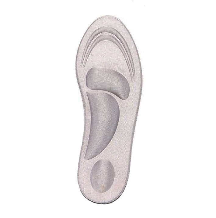 Soft Insole High Heel Shoe Pad Men Women 4D Sport Sponge Pain Relief Insert Cushion Pad Shoe Insoles 1Pair Limorista