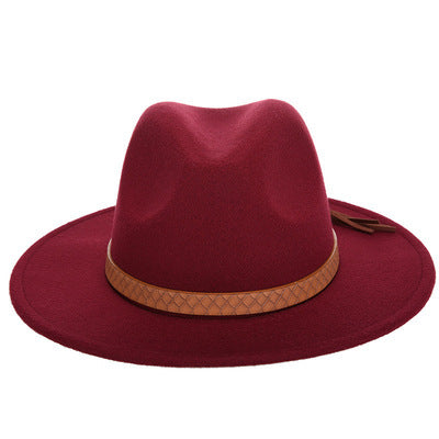 Woolen Jazz Hat Fashion Female Hat Top Hat Limorista