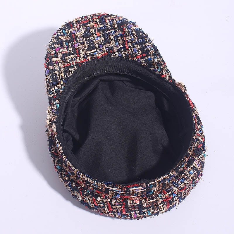Ladies peaked cap octagonal cap fashion military cap Limorista