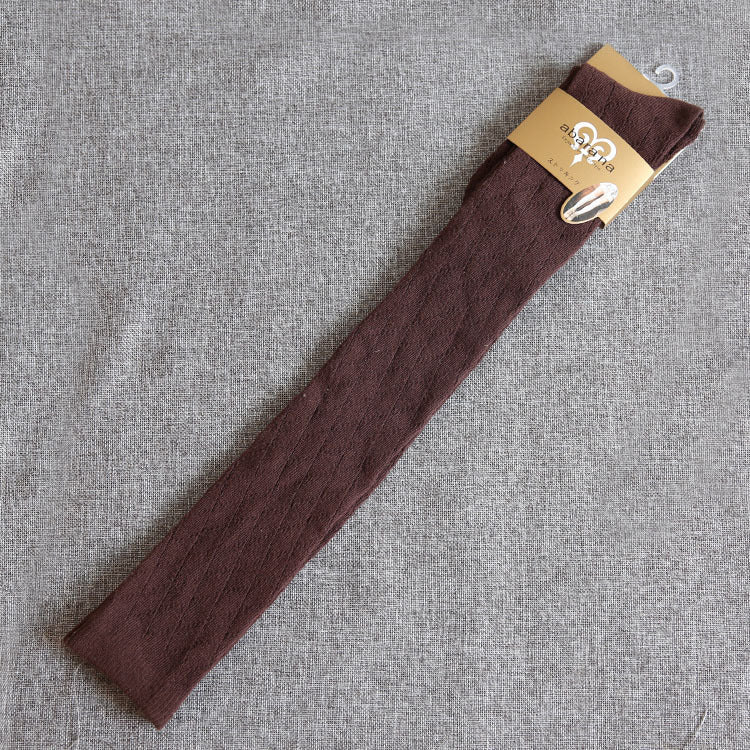 Japanese lattice mesh thigh socks Limorista