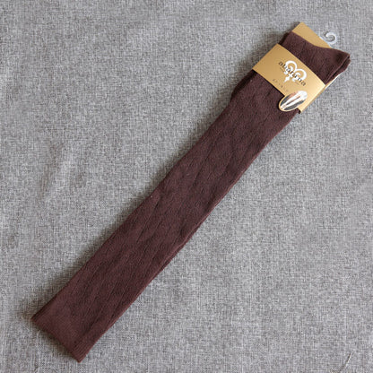 Japanese lattice mesh thigh socks Limorista