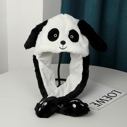 Warm Plush Moving Ear Hat Limorista