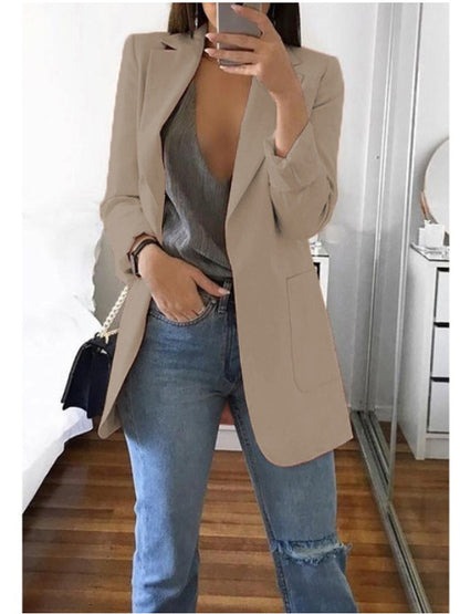 Long sleeve solid color cardigan Limorista