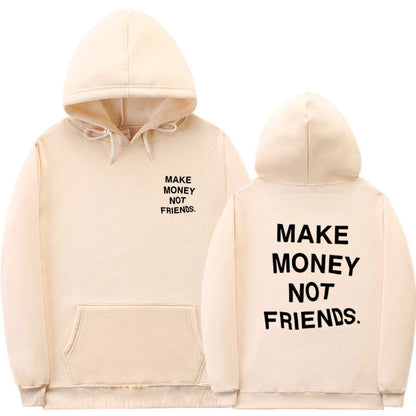 Letter printed Hoodie men&