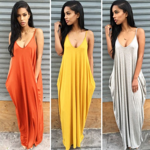 Women Summer Dress Casual Long Dresses Plus Size Limorista