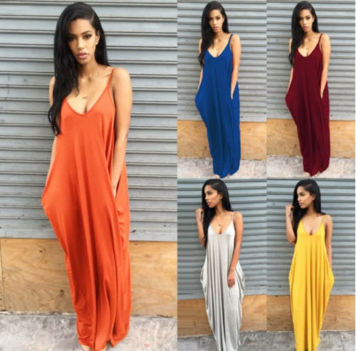 Women Summer Dress Casual Long Dresses Plus Size Limorista