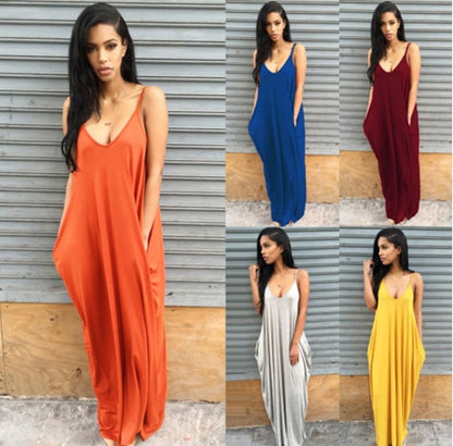 Women Summer Dress Casual Long Dresses Plus Size Limorista