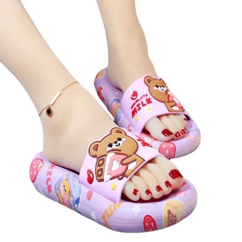 Cartoon Thick Flip-flops Home Indoor Non-slip Soft Bottom Limorista