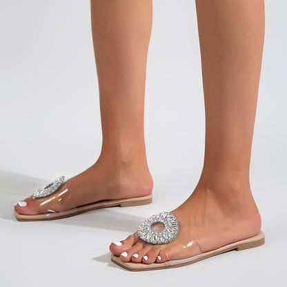 Beach Vacation Flat Plus Size Women&