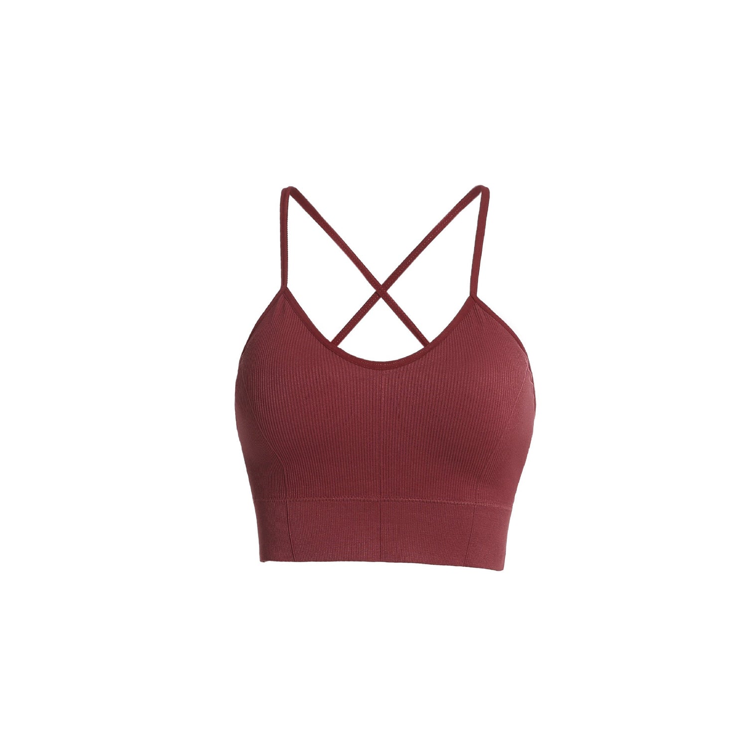 Buckle Shock-absorbing Cross Beauty Back Fitness Bra Limorista