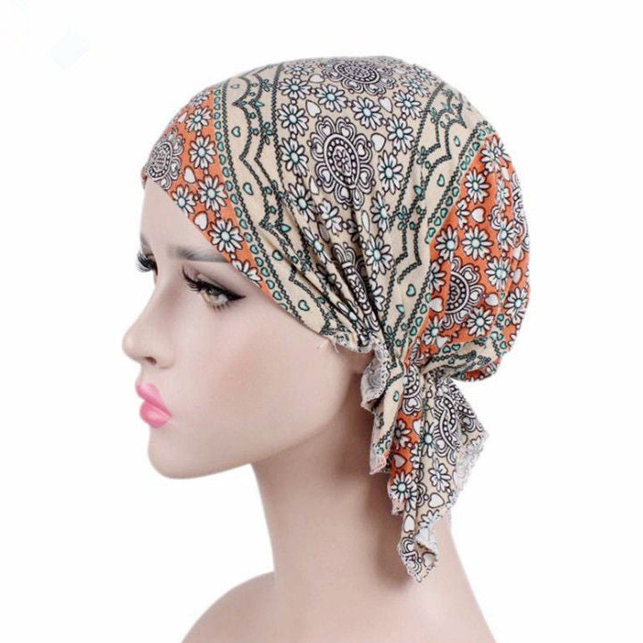 Stretch Hair Band Braid Hat Ethnic Style Fashion Scarf Muslim Ethnic Limorista
