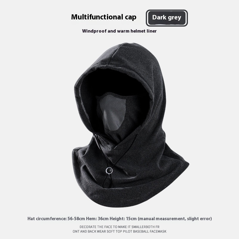 Winter Thermal Fleece Scarf Ski Face Mask Neck Warmer Hood Hat Windproof Cold Warm Riding Cap Sports Outdoor Limorista