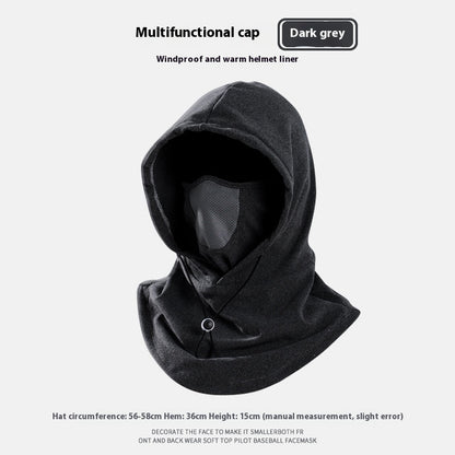 Winter Thermal Fleece Scarf Ski Face Mask Neck Warmer Hood Hat Windproof Cold Warm Riding Cap Sports Outdoor Limorista