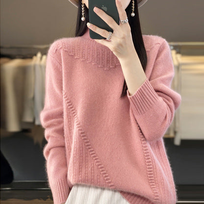 New Fashionable Knitted Wool Knitted Top Limorista