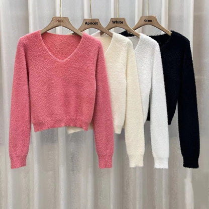 Imitation Marten Knitted Women&