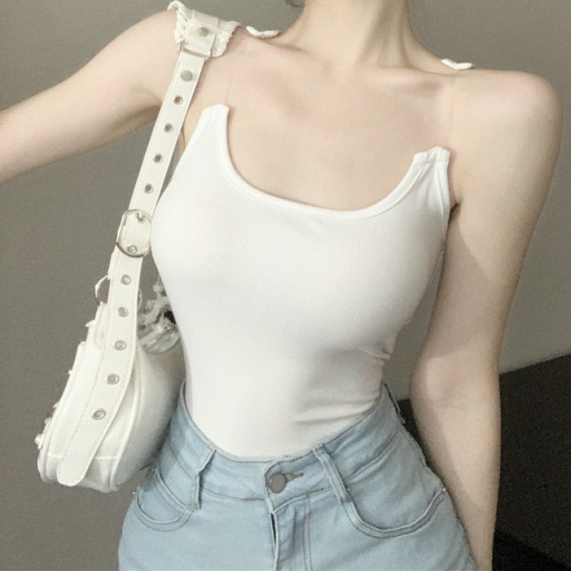 Hot Girl Style Invisible Shoulder Camisole Limorista