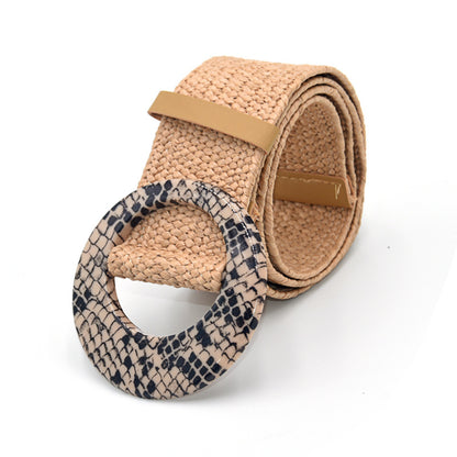 Bohemian Holiday Linen Woven Belt Limorista