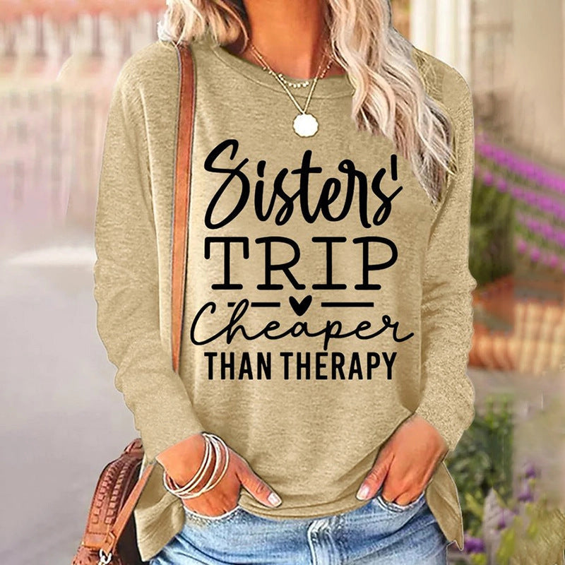 Digital Printing Loose Casual Ladies T-shirt Limorista
